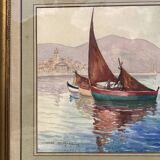 Geo Duchesne (20th century), Framed and signed marine