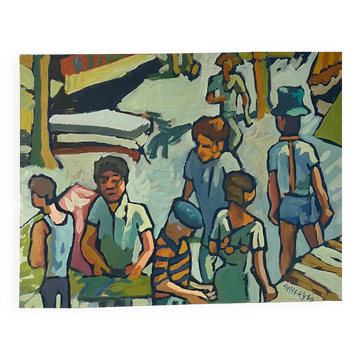 Painting by the painter Aymery Rolland