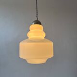 Ancienne suspension opaline 1970 vintage