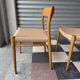 Set of 4 Møller 75 chairs in oak