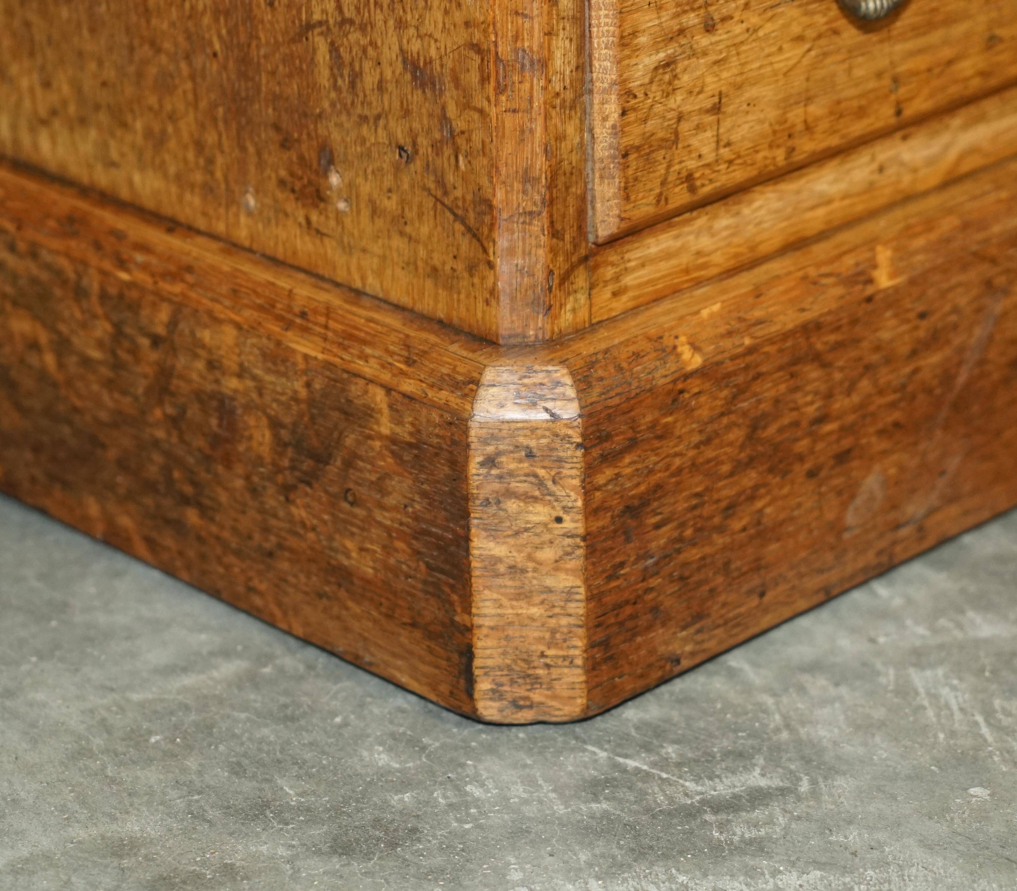 Victorian Oak Partner's Desk circa 1883