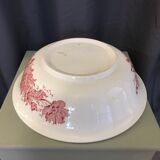 Toilet bowl old décor faience anemones