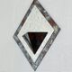 Vintage art deco beveled mirror