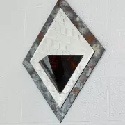 Vintage art deco beveled mirror