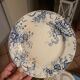 2 flat plates from the earthenware factories of Clairefontaine model Hanley