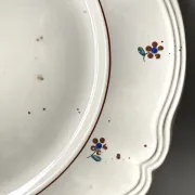 Set of three serving dishes Digoin Sarreguemines, Arromanches, around 1950