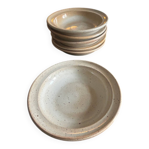 Assiettes creuses Grés - marais