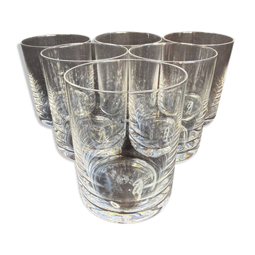 6 verres à whisky attribués à Sèvres