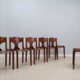 Augusto Savini dining chairs POZZI 1960s