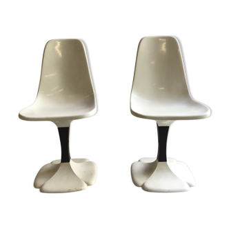 Pair of Tulip Gautier chairs