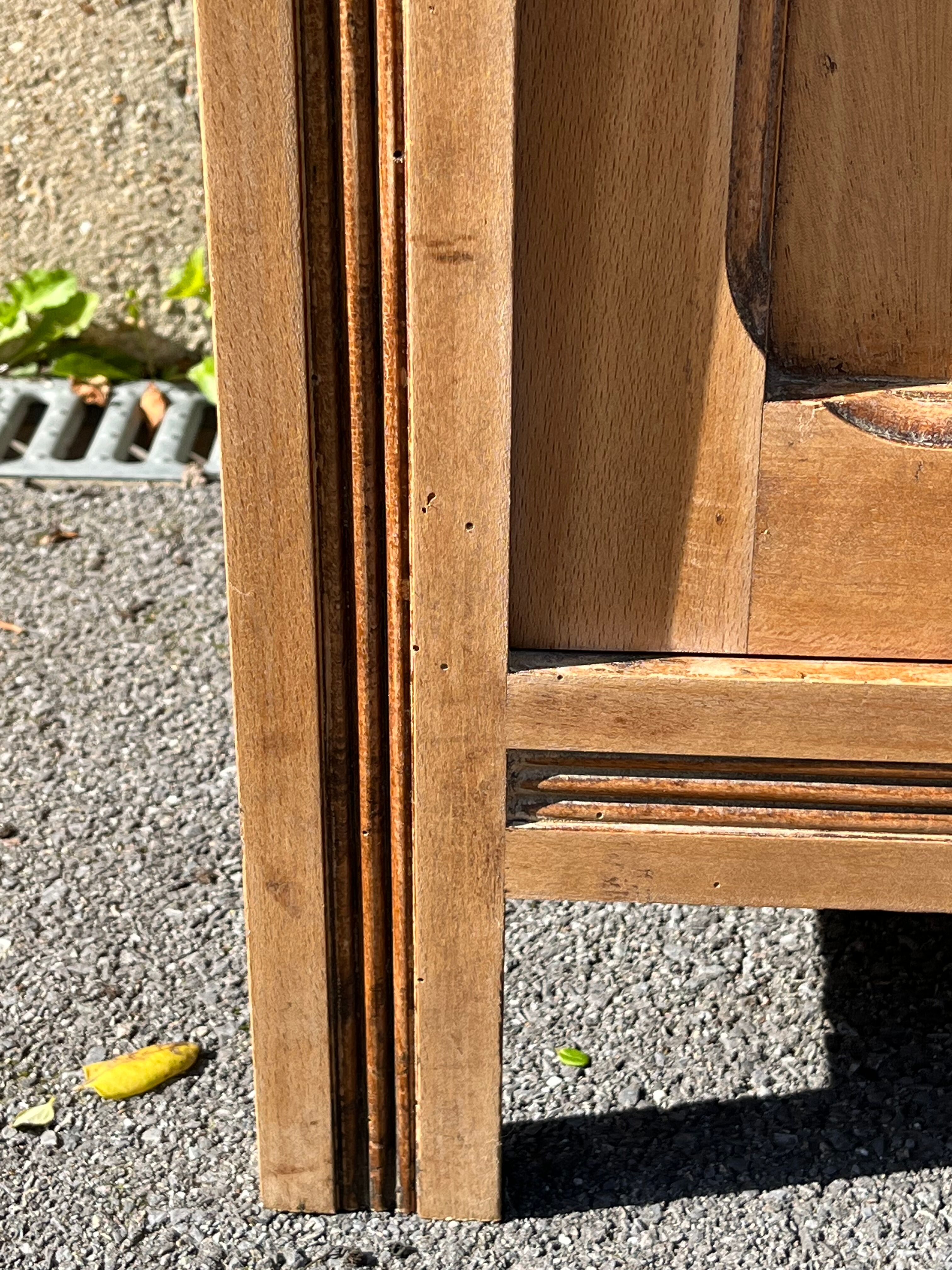 Art deco sideboard shell handles