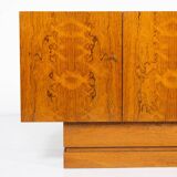Mid-Century Modern Sideboard, Wood and Travertine, 1970s