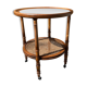 Chariot vintage en bois rotin