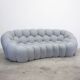 Roche Bobois Bubble 2 Cuved 3/4-Seat Sofa by Sacha Lakic (Light Grey)