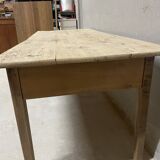 Solid wood table with drawer – authentic charm and practicality