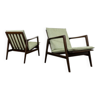 Pair Of Mid Century Armchairs Type 300 139, Poland, 1960s