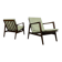 Paire de fauteuils des années 60, type 300 139, Pologne.