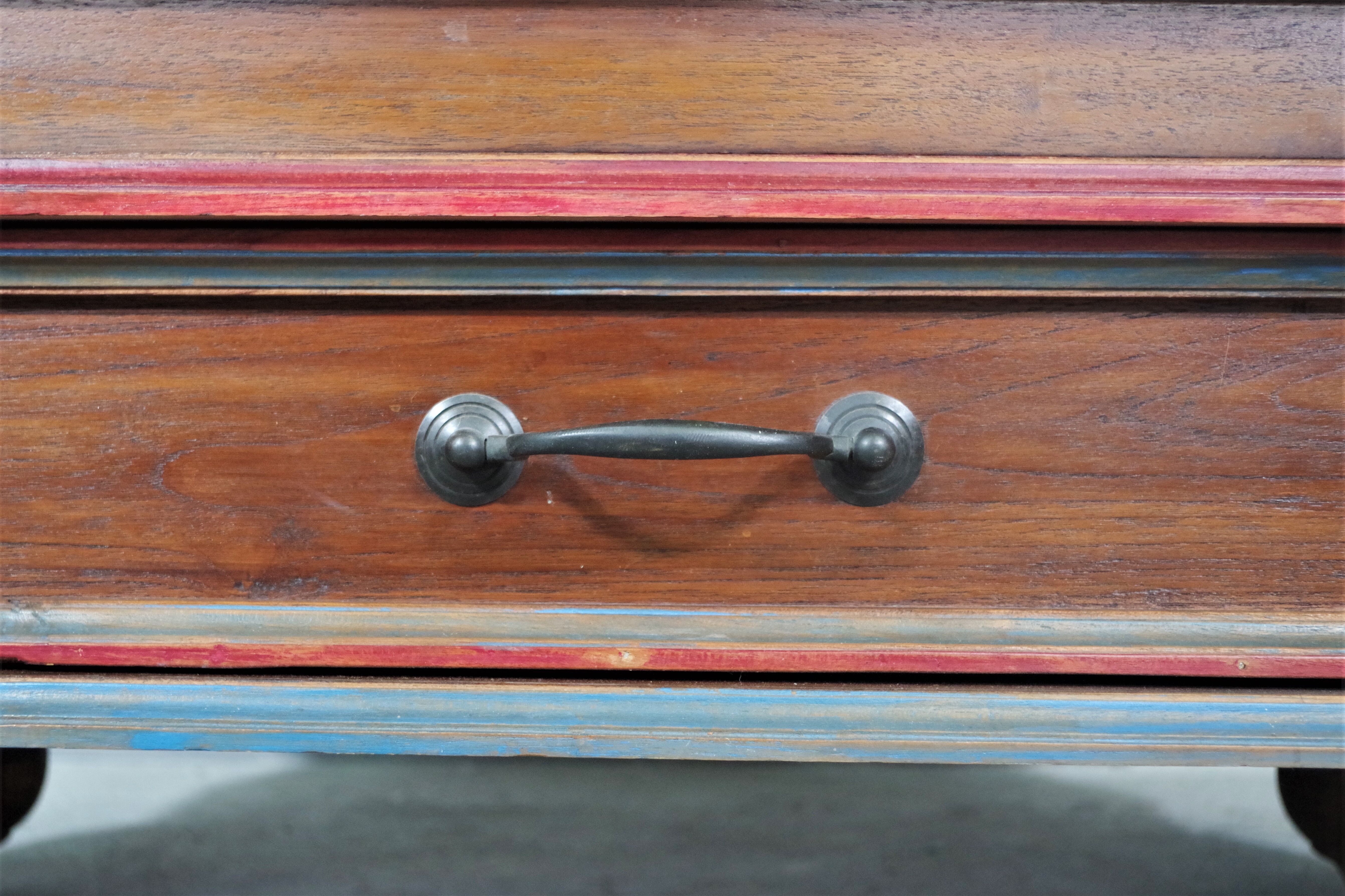 Carved wooden sideboard