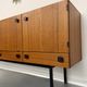 Vintage teak enfilade attributed to Gérard Guermonprez, 1960s design.