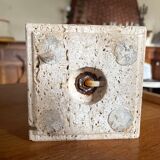 Travertine lamp 1970