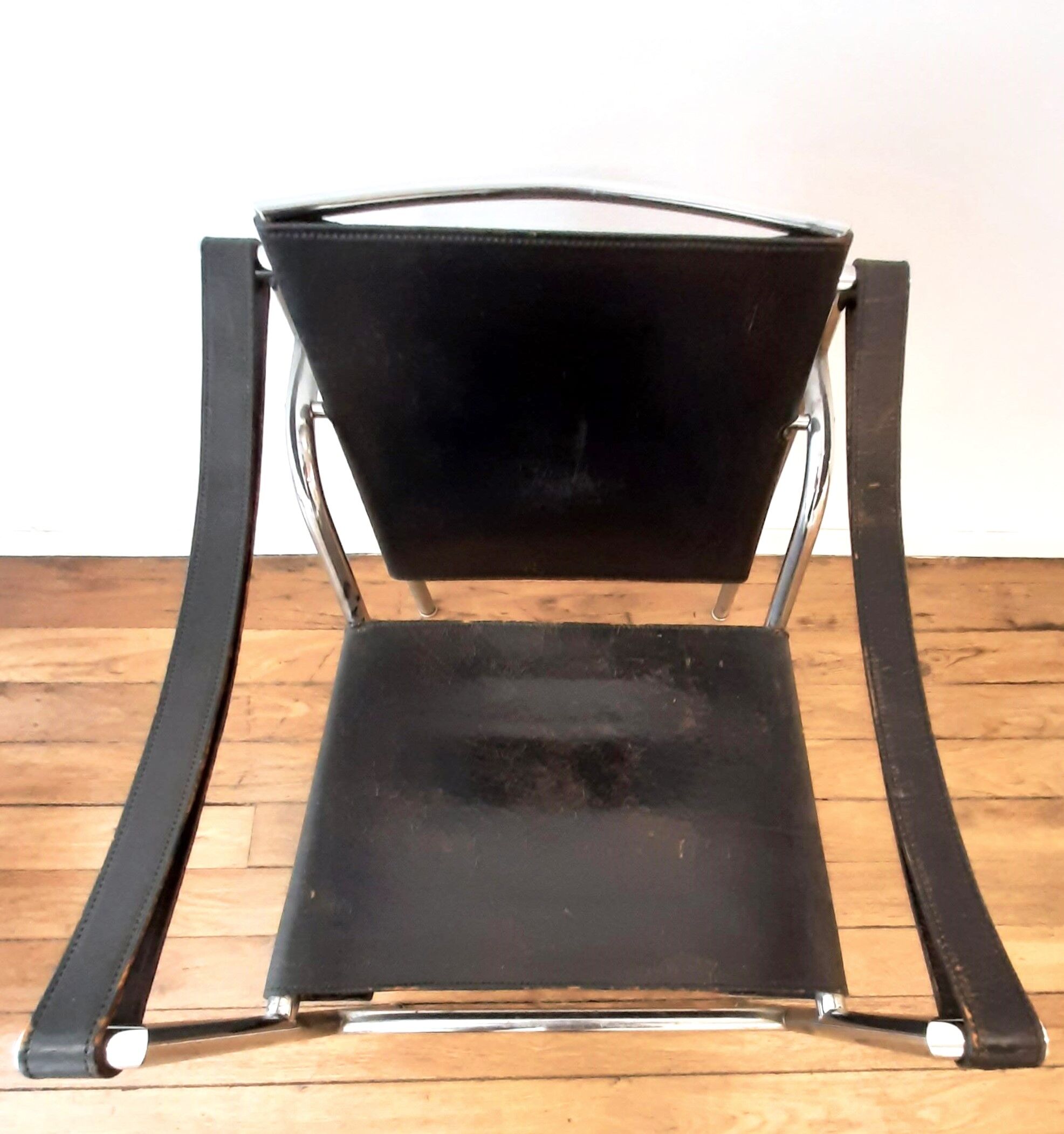 Le Corbusier, pair of LC1 armchairs