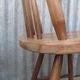 Scandinavian solid wooden high back spindle chairs, set of 4