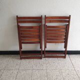 Pair of vintage folding chair otk number 26