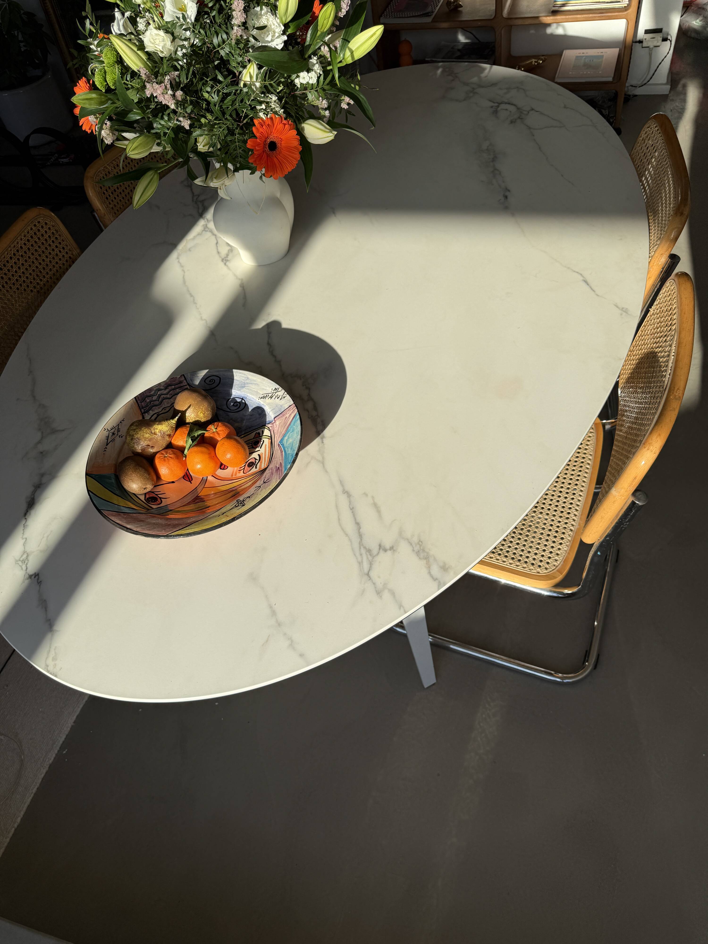 Oval dining table mauro lipparini