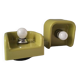 Pair of guzzini wall lights by Makio Hasuike