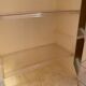 Allibert vintage toilet cabinet three mirror doors, two drawers, lamp