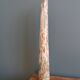 Large format marbled vase in mixed earth, Pichon style, Uzès