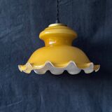 Art Deco opaline pendant light