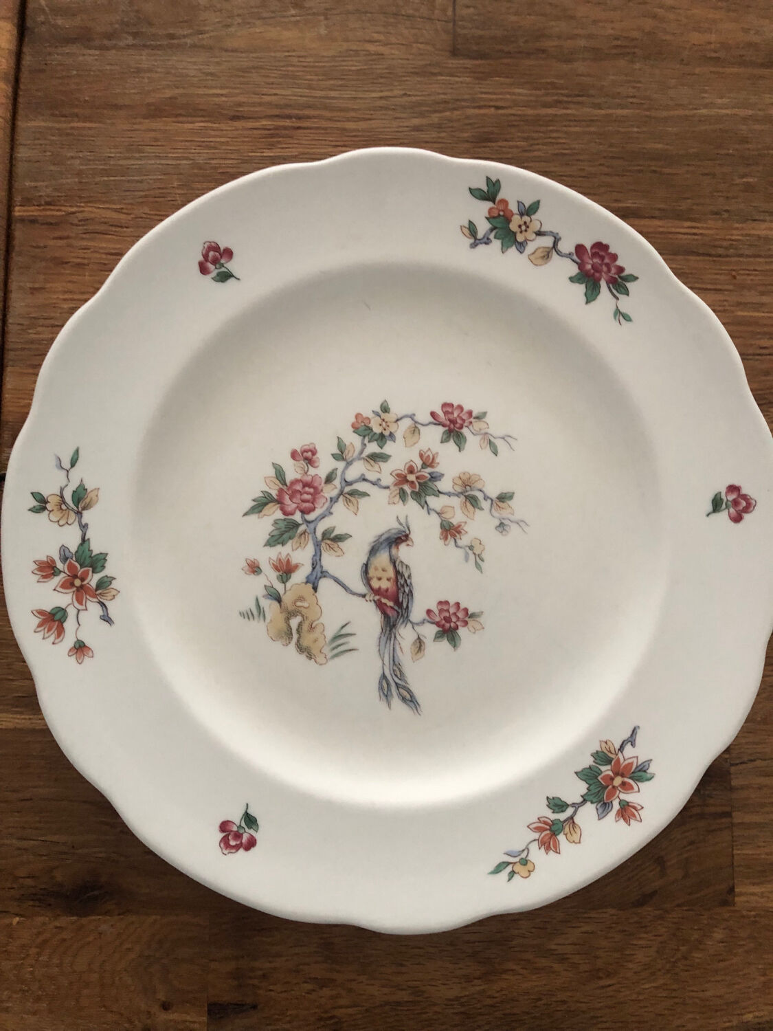 Antique Art Nouveau Pyroblan porcelain plates