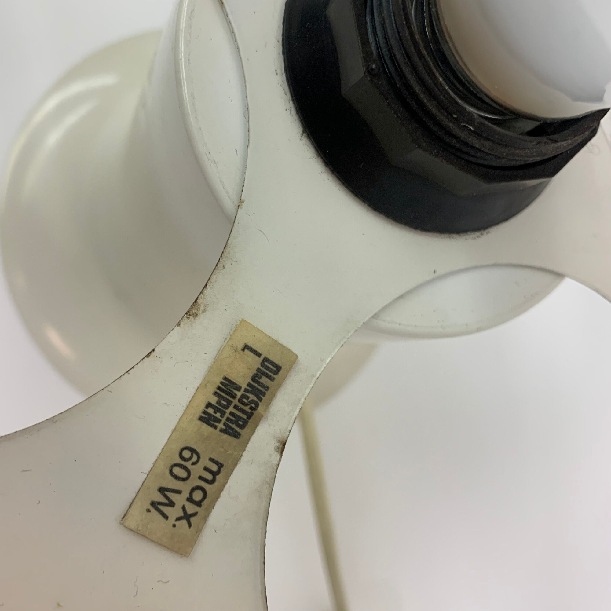 Mid-century design mushroom table lamp Dijkstra holland , 1970's