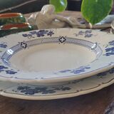 Assiettes Lunéville XIX ème