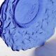 Cobalt Blue Glass Bowl by Uno Westerberg / Pukeberg / Sweden / 1970s