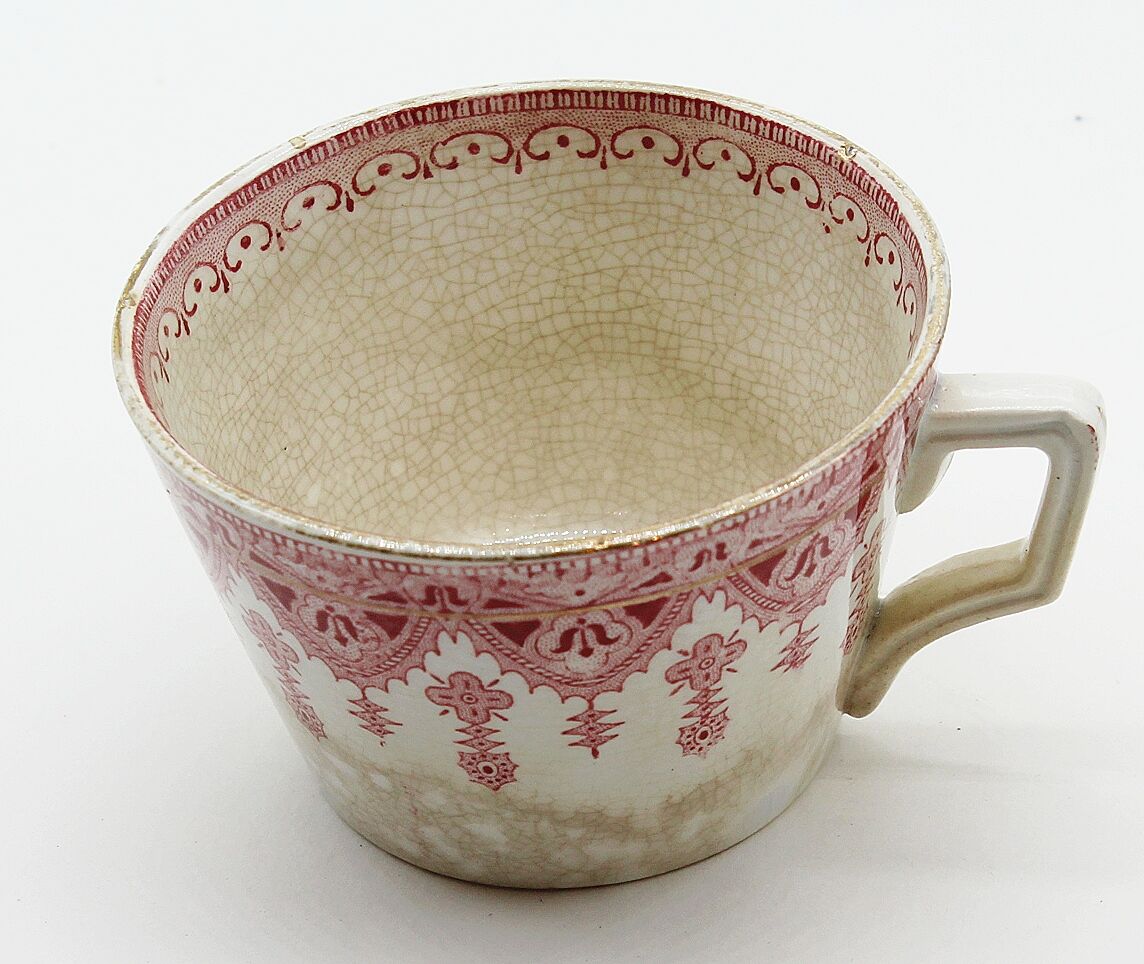 Cup with under Ancient digoin Sarreguemines