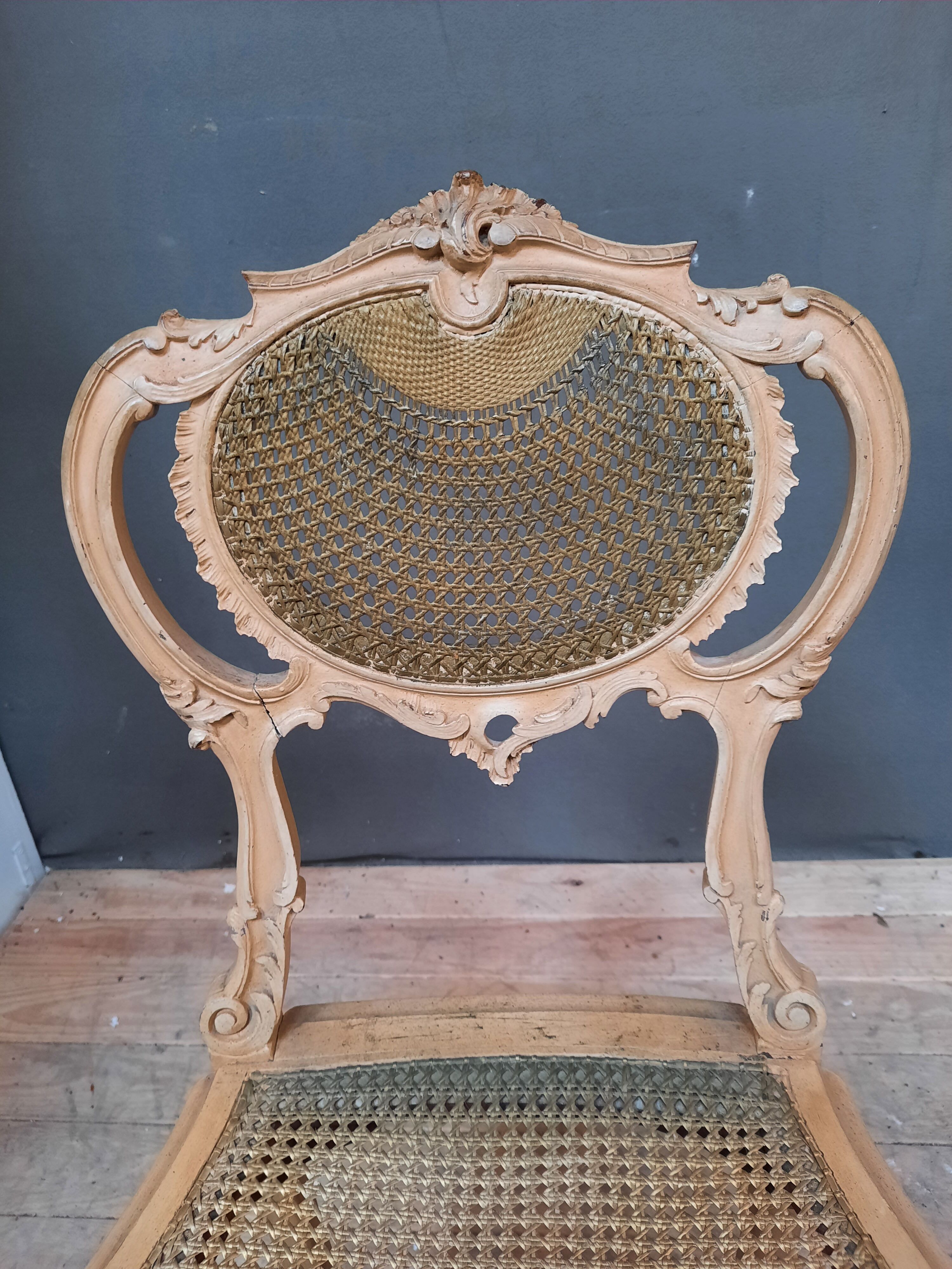 Chaise cannése 1900