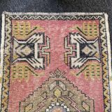 Blush vintage rug -turkish -faded -oushak