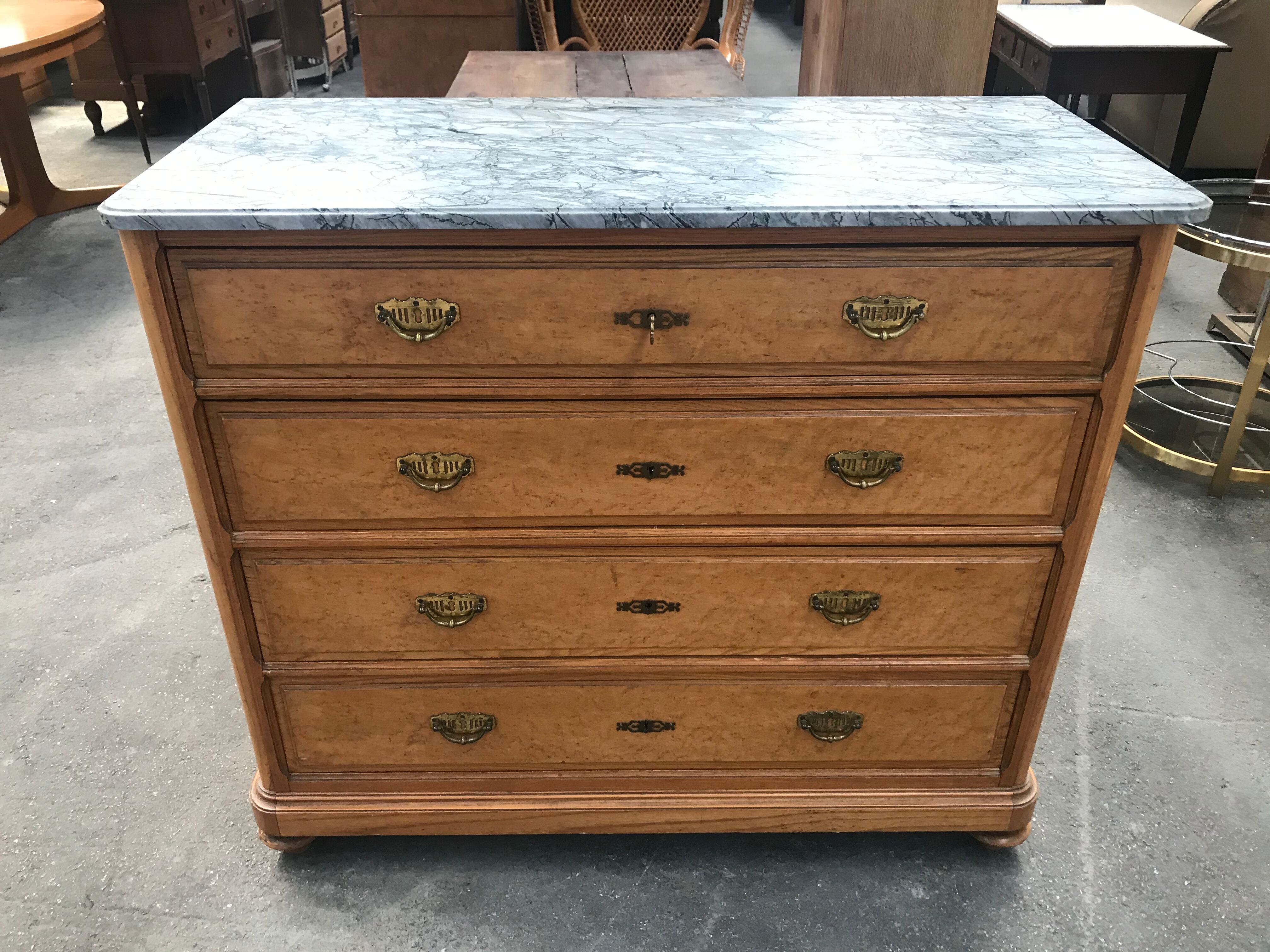 Commodity era Art Deco maple magnifying glass