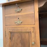1950s walnut counter or desk