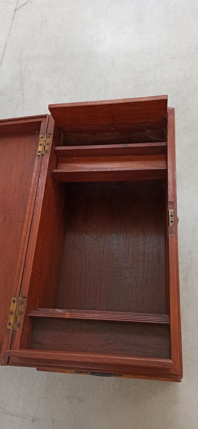 Vintage chest in exotic wood