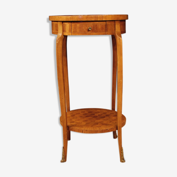 French side table in mahogany