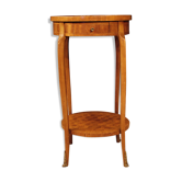 French side table in mahogany