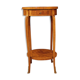 French side table in mahogany