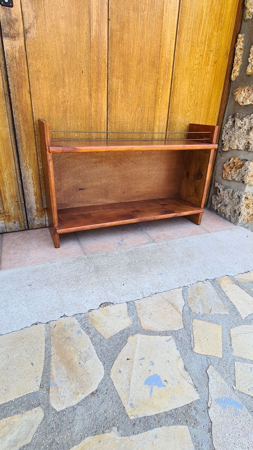 Vintage wall bookcase