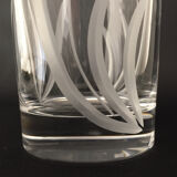 Set de 4 verres droits gravés H14cm