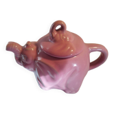 Théière éléphant rose