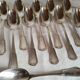 12 Large Silver-Plated Metal Spoons Boulenger Table Cutlery