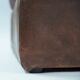 Brown Modular Leather Patchwork Sleeping Sofa Daybed, 1970s